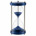 Blaue Sanduhr 30 Minuten mit Metallrahmen